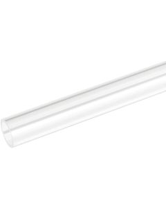 Bitspower None Chamfer Crystal Link Tube, 12mm OD, 500mm, Clear, 4-Pack