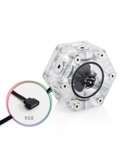 Bitspower Hexagon Flow Indicator-RGB