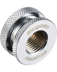 Bitspower Bitzpower G1/ 4 in. Shining Case Top Water Fill Set Silver BP-WTP-C04